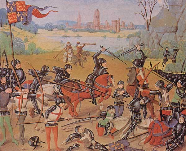 Arcieri inglesi alla battaglia di Azincourt