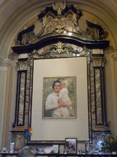La cappella di Santa Gianna nel Santuario