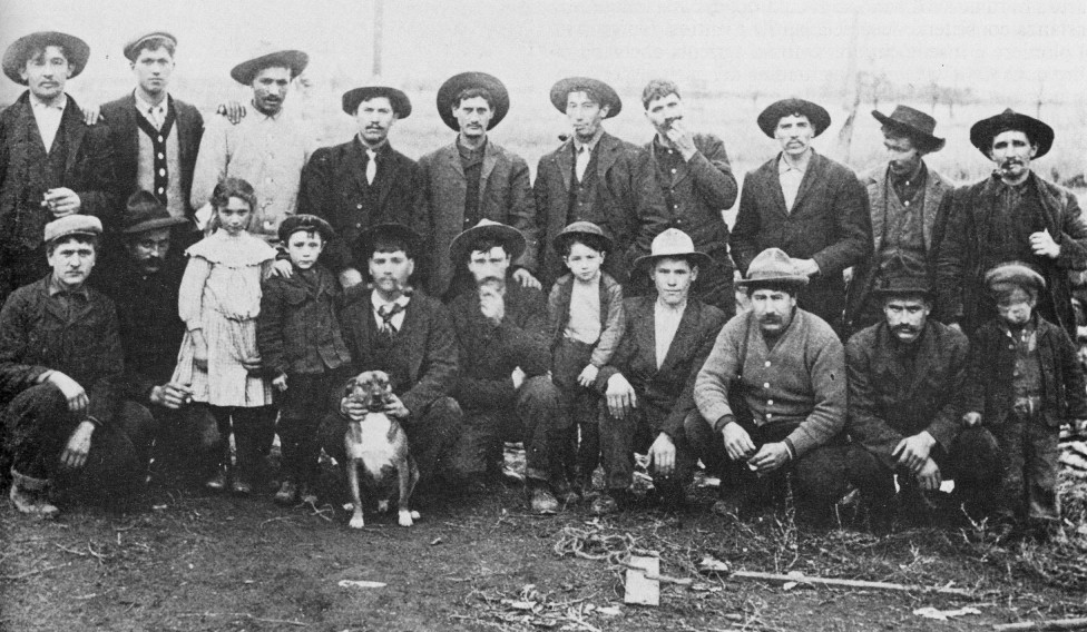 Walla Walla, 1910. Tipico raduno domenicale a casa di Tony Locati