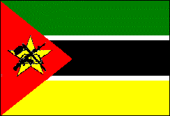 La bandiera del Mozambico
