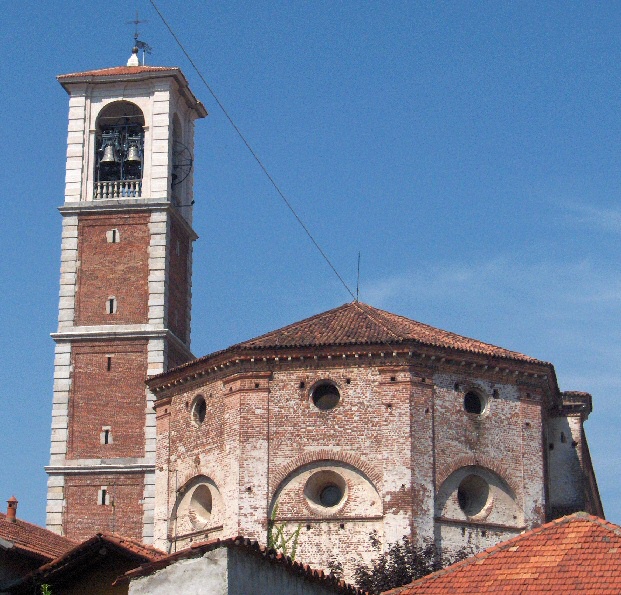 L'Abside e il campanile della chiesa di S.Ambrogio