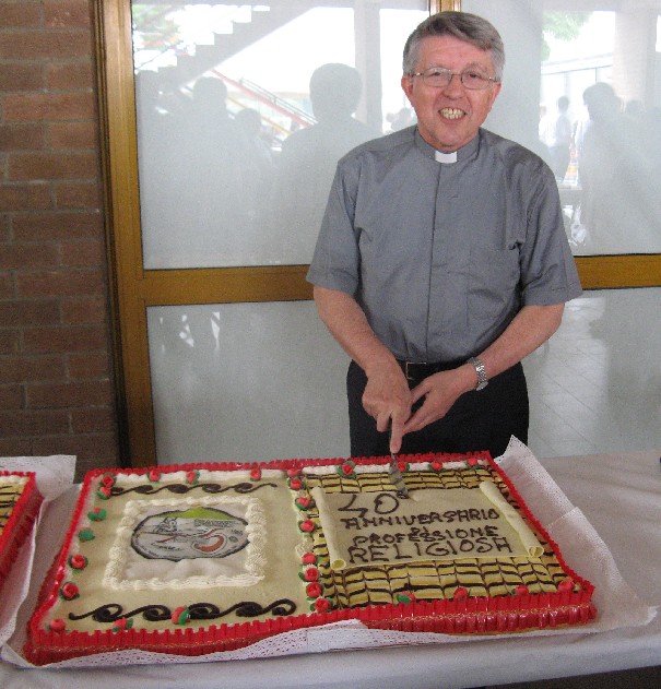 Padre Angelo Anzioli (foto della sig.na Romana Ferrario, 10 maggio 2008)
