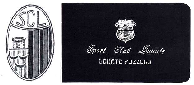 Distintivo e tessera dello Sport Club Lonate