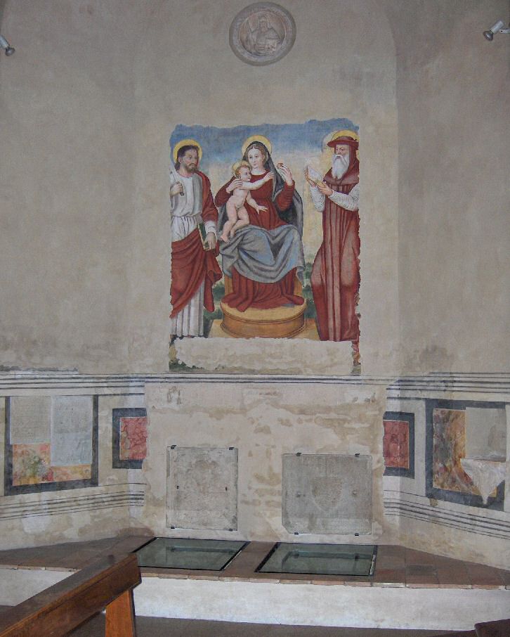 La cappella Carcano-Oltrona dopo il restauro (foto dell'autore di questo sito)