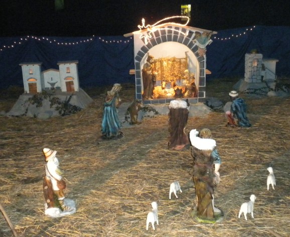 Il Presepio della Contrada di Mara realizzato per il Natale 2010