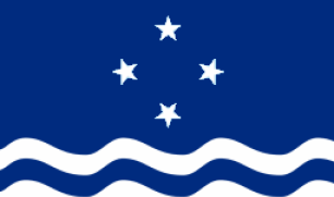 Odierna bandiera degli Stati Federati delle Isole Fortunate
