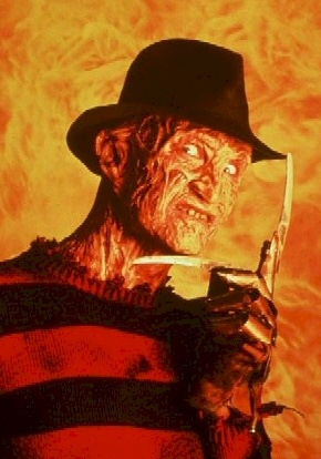 Freddy Krueger, orribile protagonista della saga di "Nightmare"