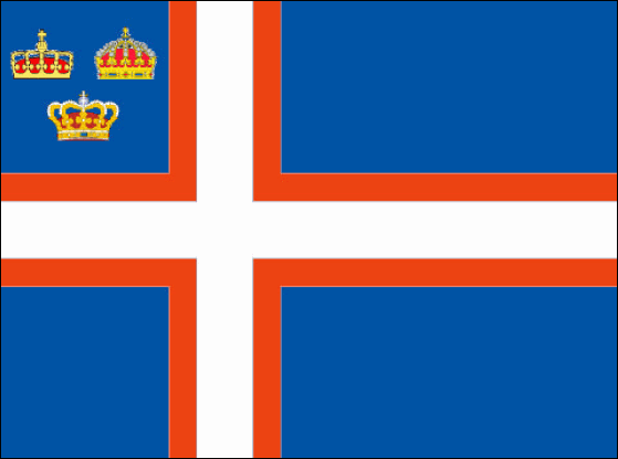 La bandiera dellUnione di Kalmar introdotta da Cristoforo di Baviera