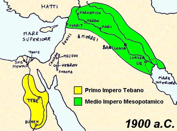 Il Medio Impero Mesopotamico e il Primo Impero Tebano (grazie a William Riker)