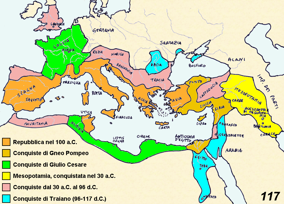 Formazione dell'Impero Romano (grazie a William Riker)