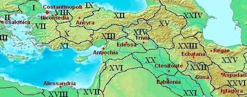 L'impero di Eraclio (cliccare per ingrandire)