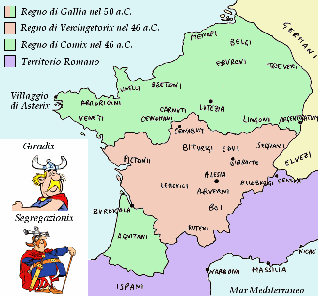 Il Regno di Gallia dal 50 al 46 a.C.