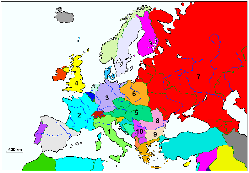 L'Europa nel 1949 in questa Timeline