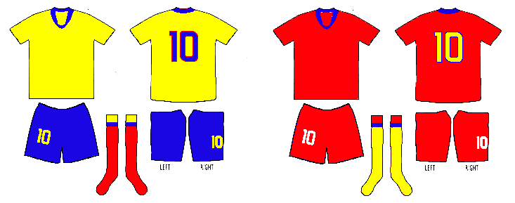 Maglia del Deportivo Venezuela, squadra degli ispanofoni vincitrice di 7 titoli nazionali