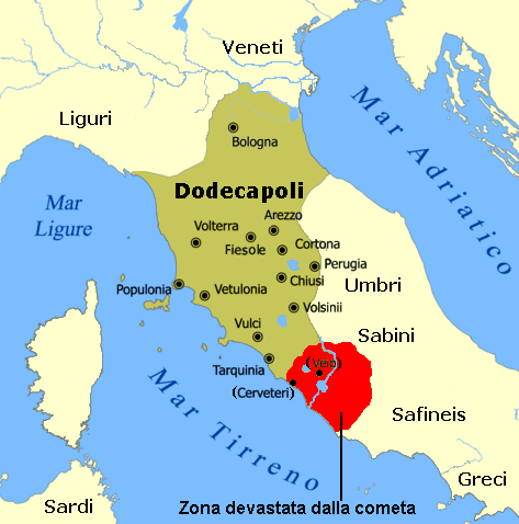 La Dodecapoli etrusca dopo il 753 a.C.