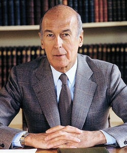 Il Presidente della RFE Valery Giscard d'Estaing