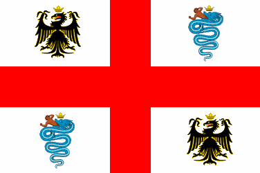 Bandiera del Regno d'Italia di Francesco I Sforza