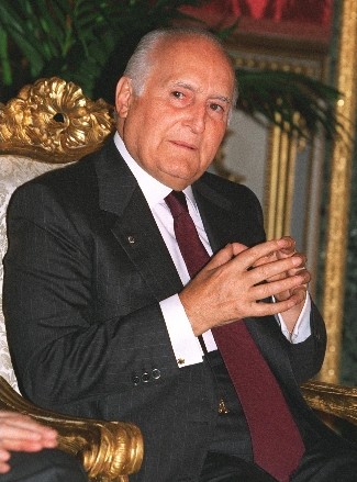 Il Presidente della RFE Oscar Luigi Scalfaro