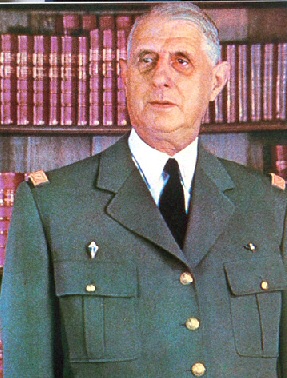 Il Presidente della RFE Charles de Gaulle