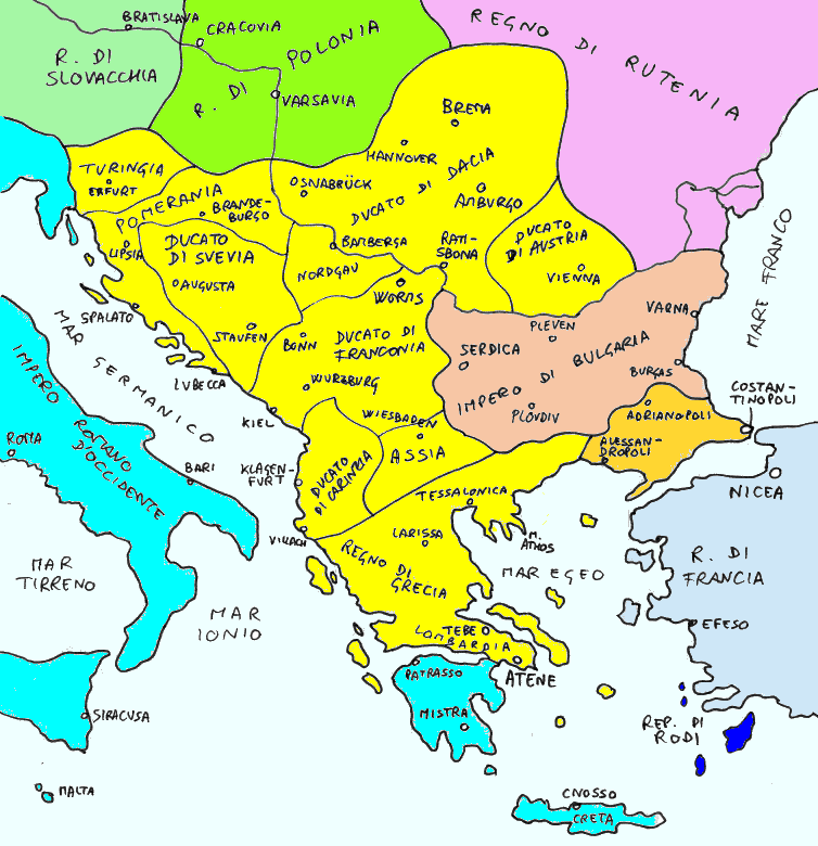In giallo, il Sacro Romano Impero di Ottone I il Grande