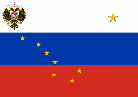 La bandiera dell'Impero d'Alaska
