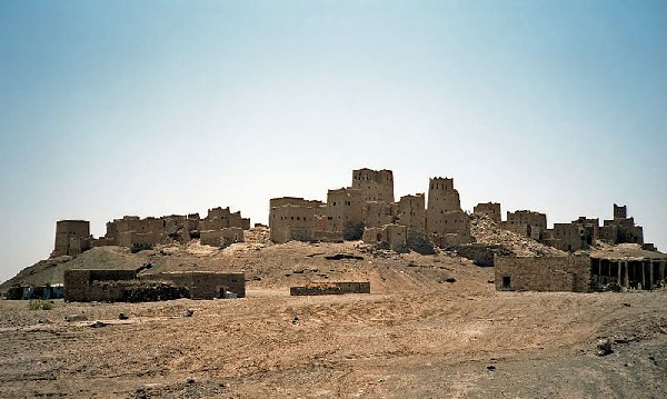 Le rovine della citt romana di Ma'rib
