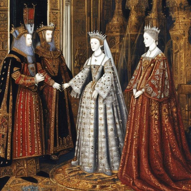 Le nozze tra Elisabetta I e Ivan IV (immagine creata con openart.ai)