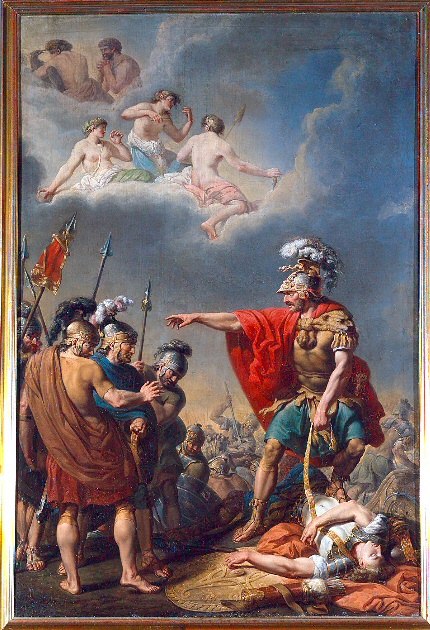 Jacques Sablet, il re Reso uccide Gabri, Galleria Nazionale di Parma, 1778