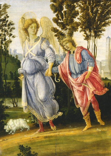 Filippino Lippi, Tobia e l'angelo, 1482