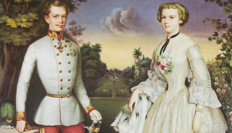 Francesco I Giuseppe e la sua bellissima consorte Elisabetta di Wittelsbach