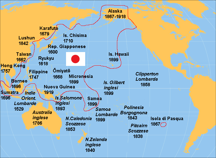 Massima espansione storica della Repubblica Giapponese