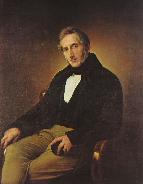 Alessandro Manzoni ritratto nel 1841 da Francesco Hayez (1791-1882)