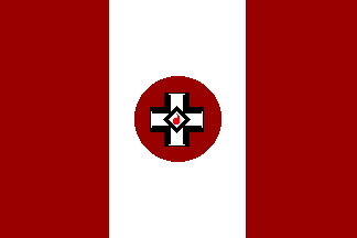 La bandiera del Ku Klux Klan (grazie a Perch No?)