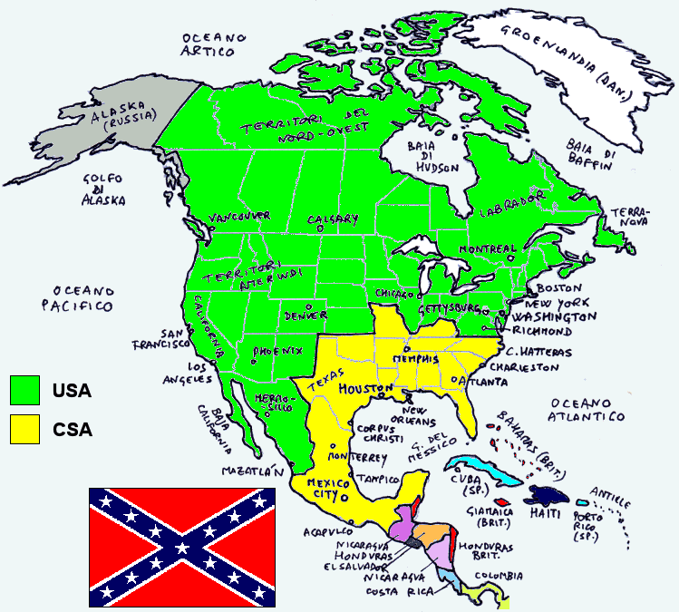 Stati Uniti d'America e Stati Confederati d'America