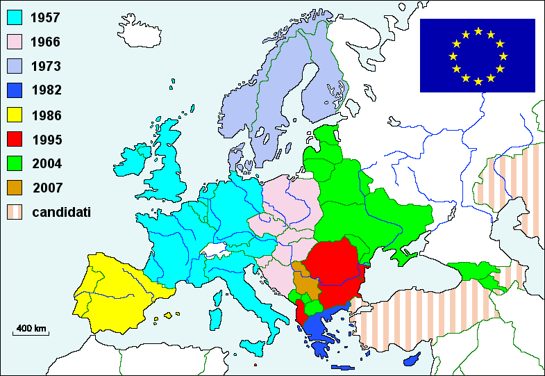 Estensione territoriale dell'Unione Europea