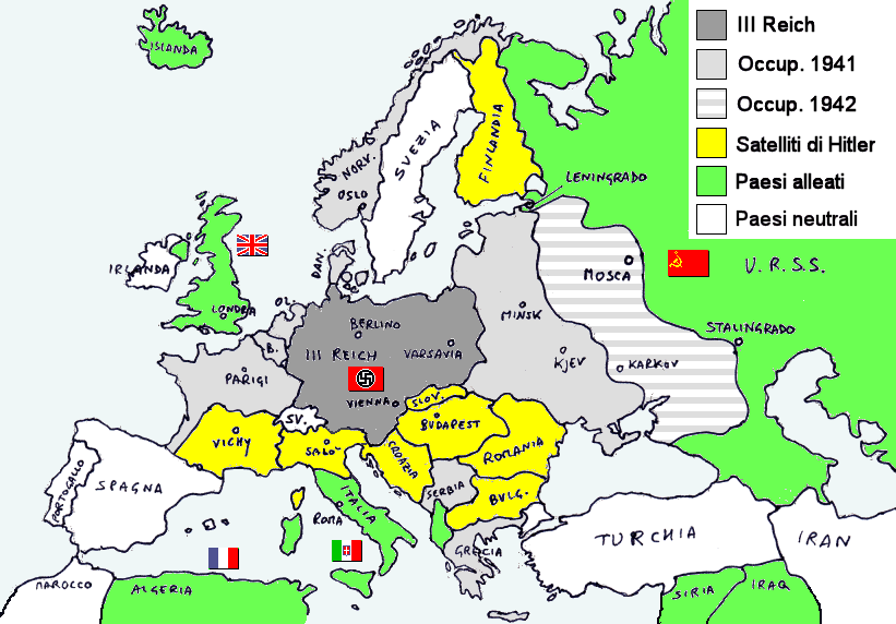 L'Europa sotto il tallone nazista