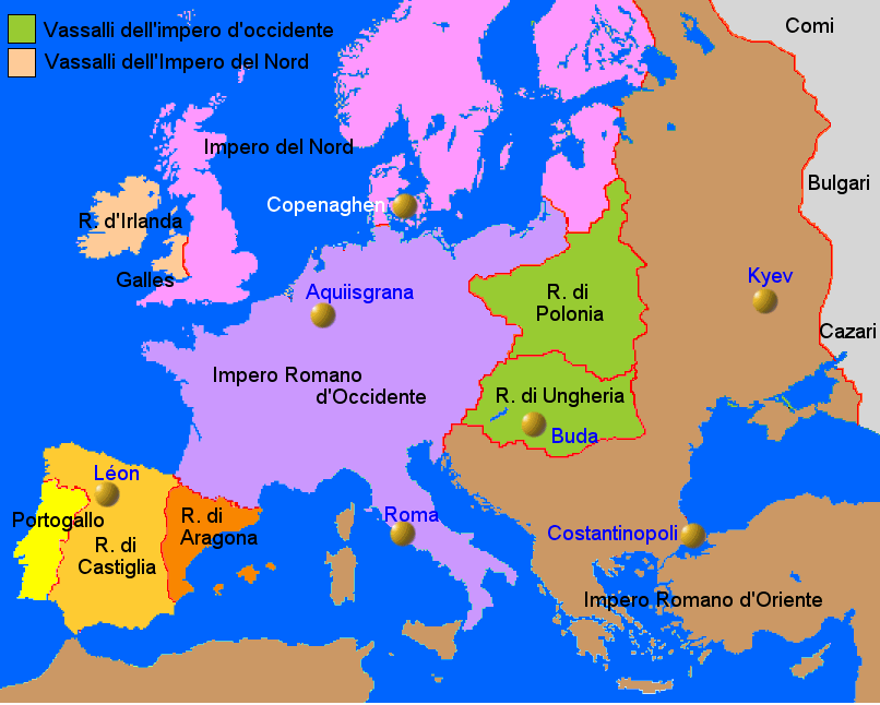 L'Europa nel 1130 A.D.