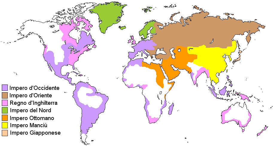 Il mondo nel 1689 A.D.