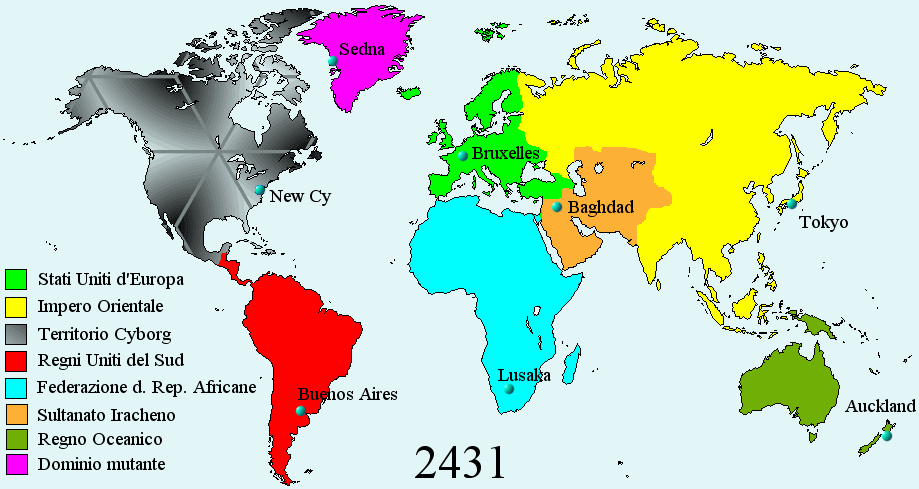 Il mondo nel 2431 (grazie al Webmaster!)