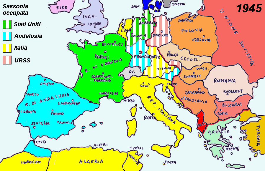 L'Europa nel 1945