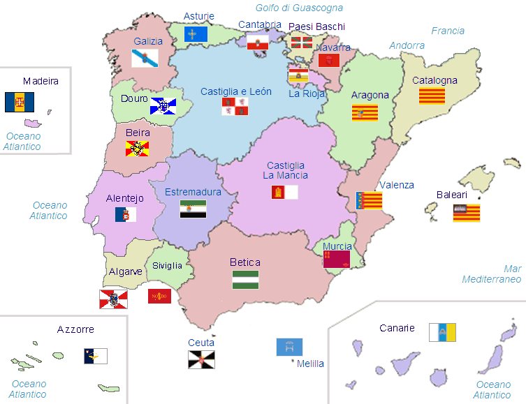 Le Comunit Autonome del Regno di Andalusia