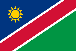 Bandiera dello Stato della Namibia
