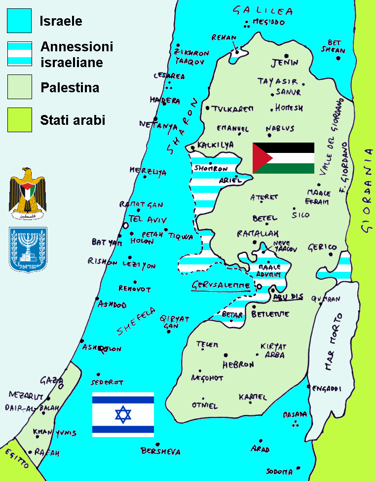 Israele e Palestina dopo gli Accordi di Pietermaritzburg del 24 luglio 2000
