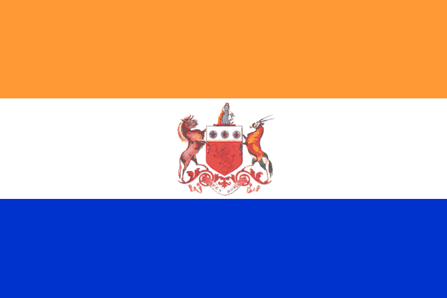 Bandiera della Repubblica Sudafricana adottata nel 1798