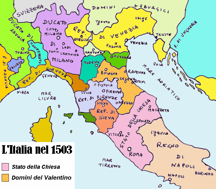 L'Italia nel 1503