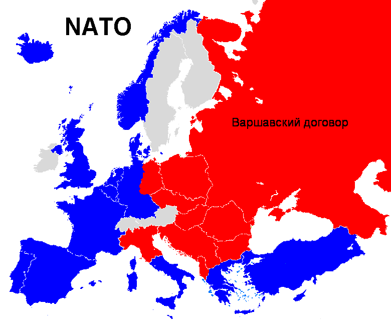 NATO e Patto di Varsavia nella Timeline immaginata in questa pagina