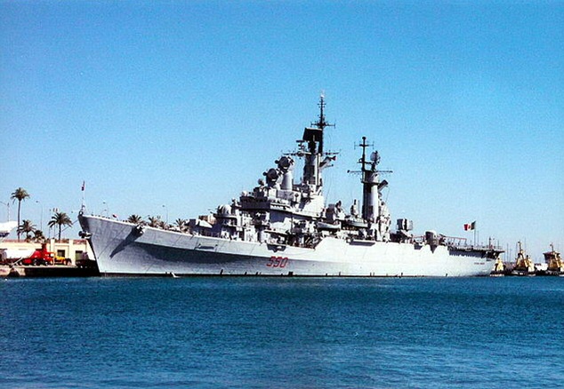 L'incrociatore della Marina Militare Spagnola "Hernan Cortes"