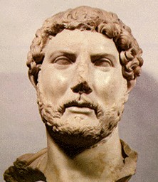 Busto dell'imperatore Adriano