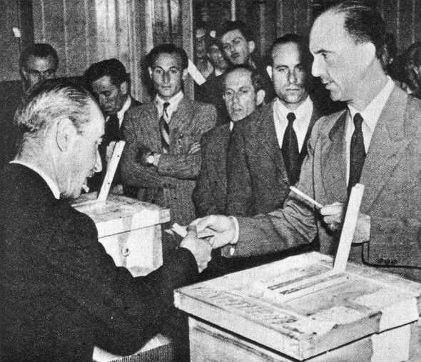 3 giugno 1946: Re Umberto alle urne