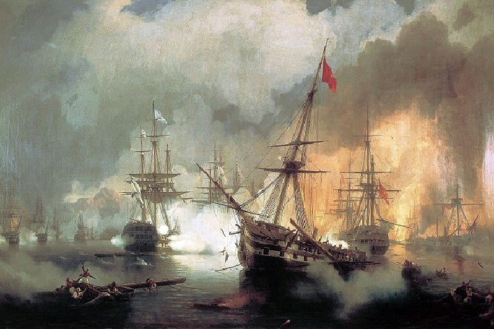 La battaglia navale di Oinoe